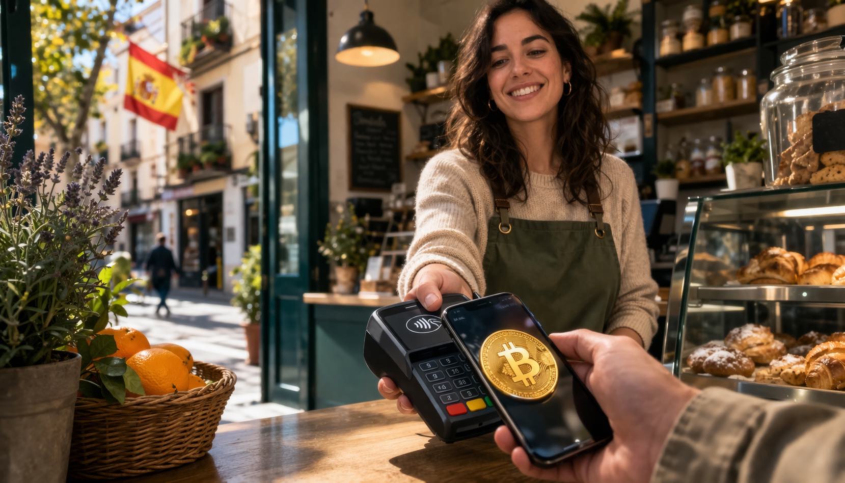 Cómo las criptomonedas están transformando el pequeño comercio en España