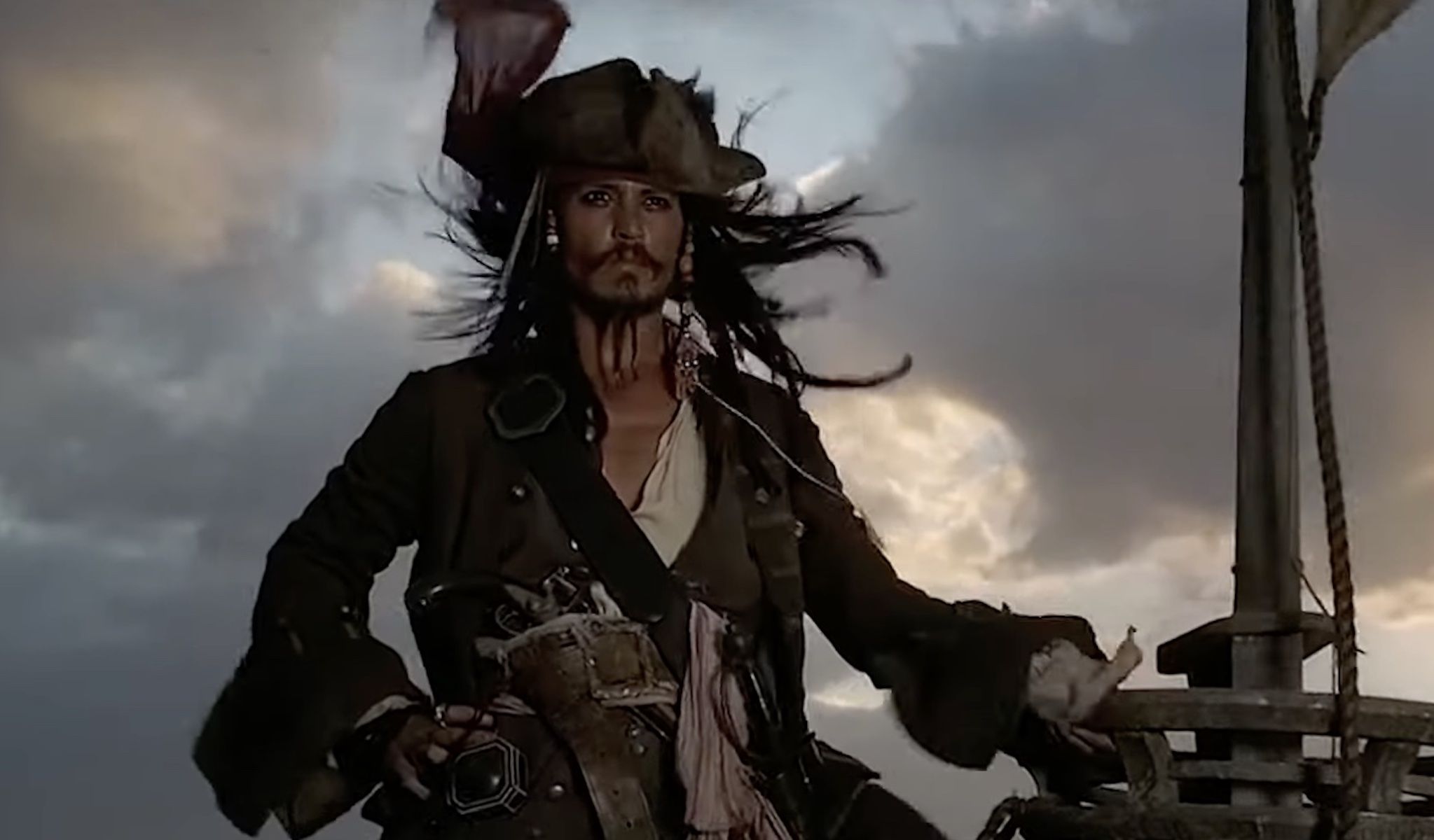 Jack Sparrow, en 'Piratas del Caribe', personaje inspirado por un pirata gallego que llegó a Cádiz. - 