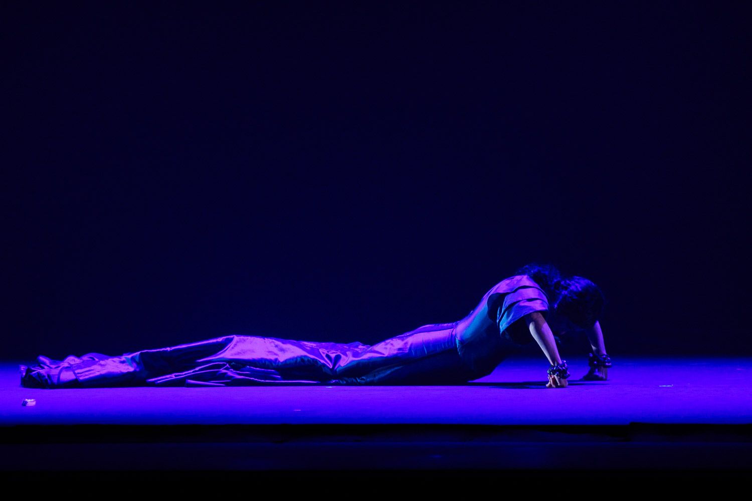 Eva Yerbabuena con su espectáculo `Yerbagüena (oscuro brillante)`