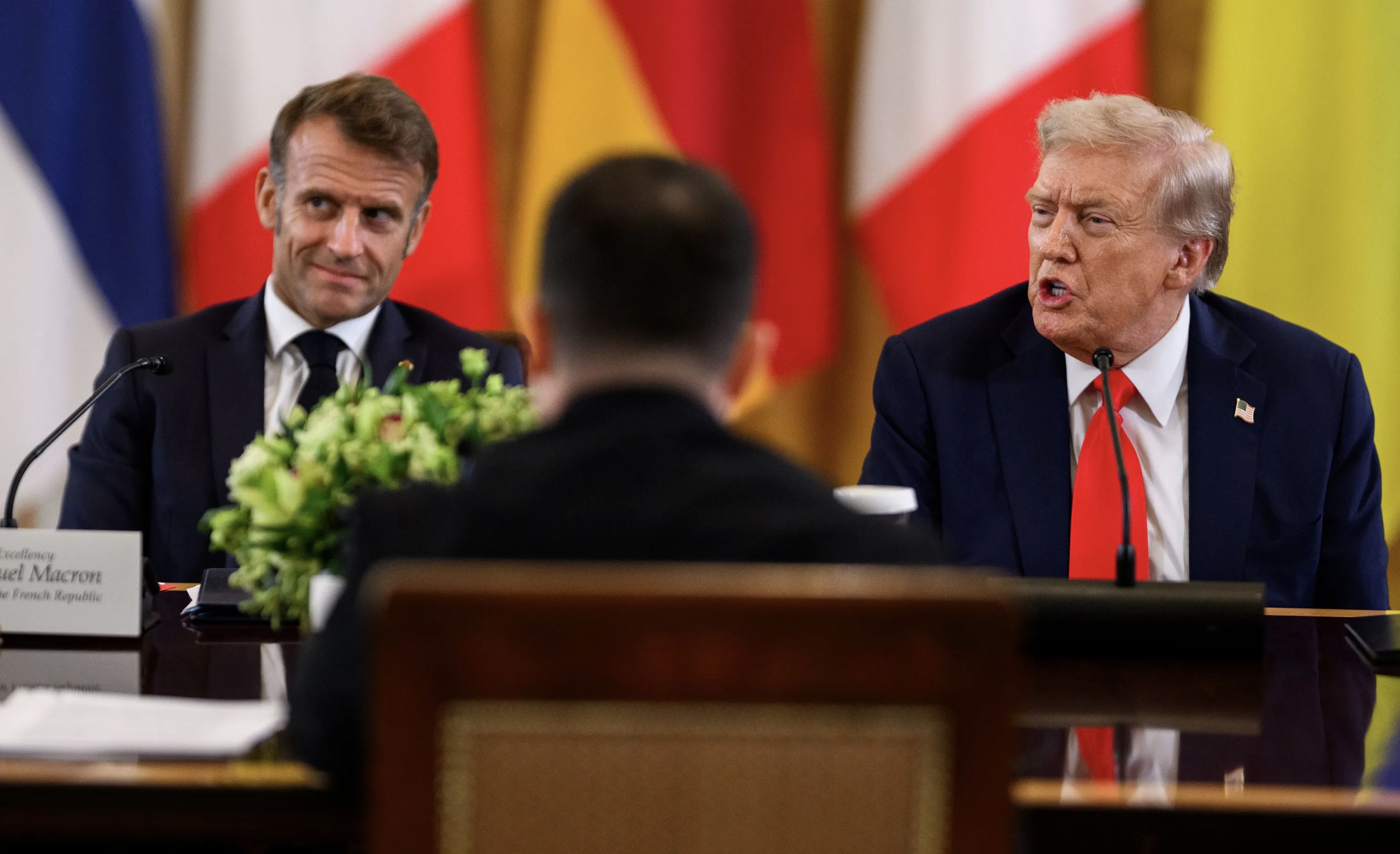 Trump y Macron, en la Casa Blanca. - 
