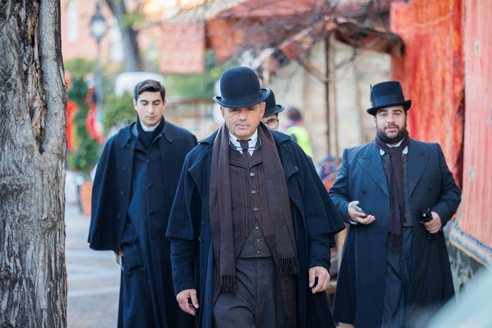 El rodaje de la serie 'Young Sherlock' en Jerez. - Manu García