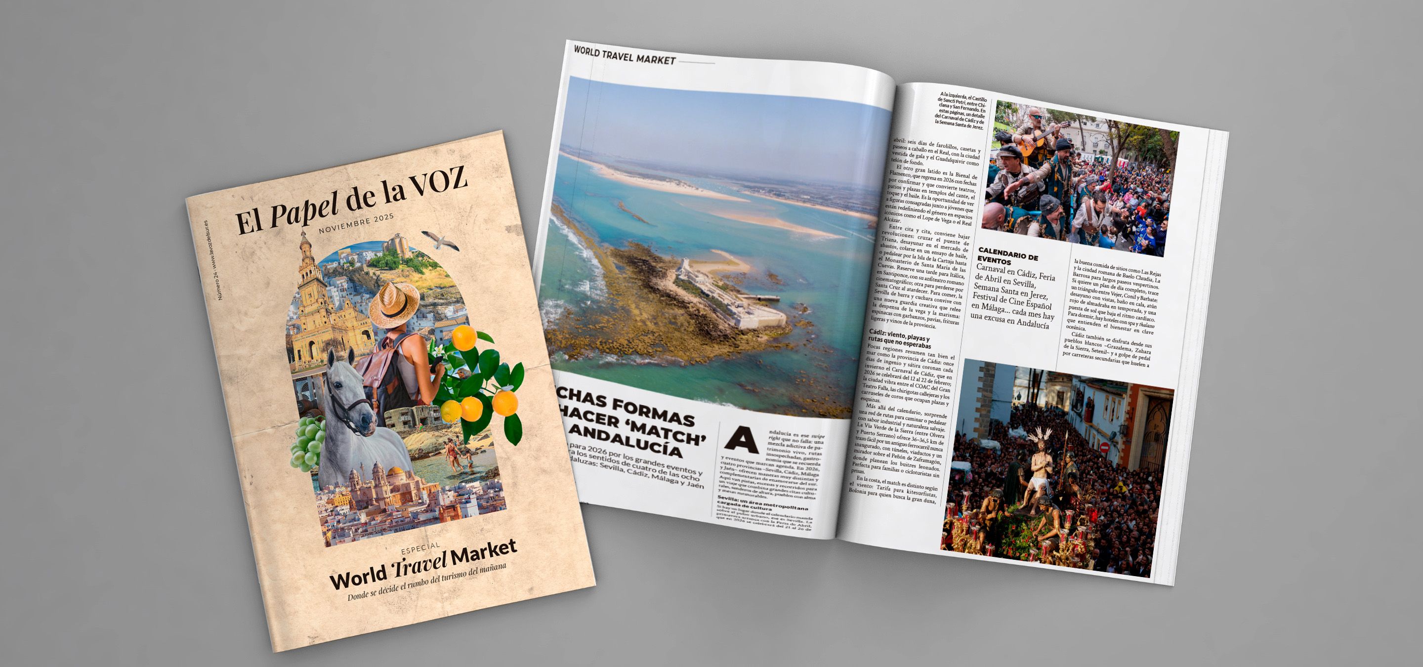 Ya puedes leer 'El Papel de La Voz', edición especial World Travel Market 2025