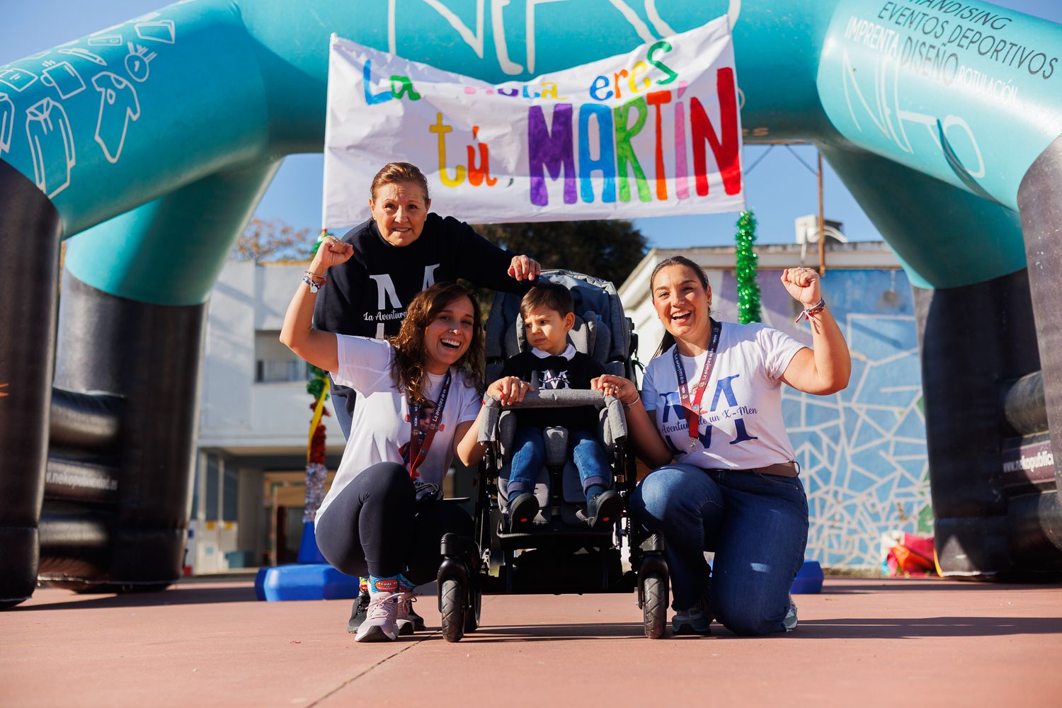 El reto del pequeño Martín, el X-Men de Jerez, continúa: corre, camina o pedalea por una buena causa el 20 de septiembre