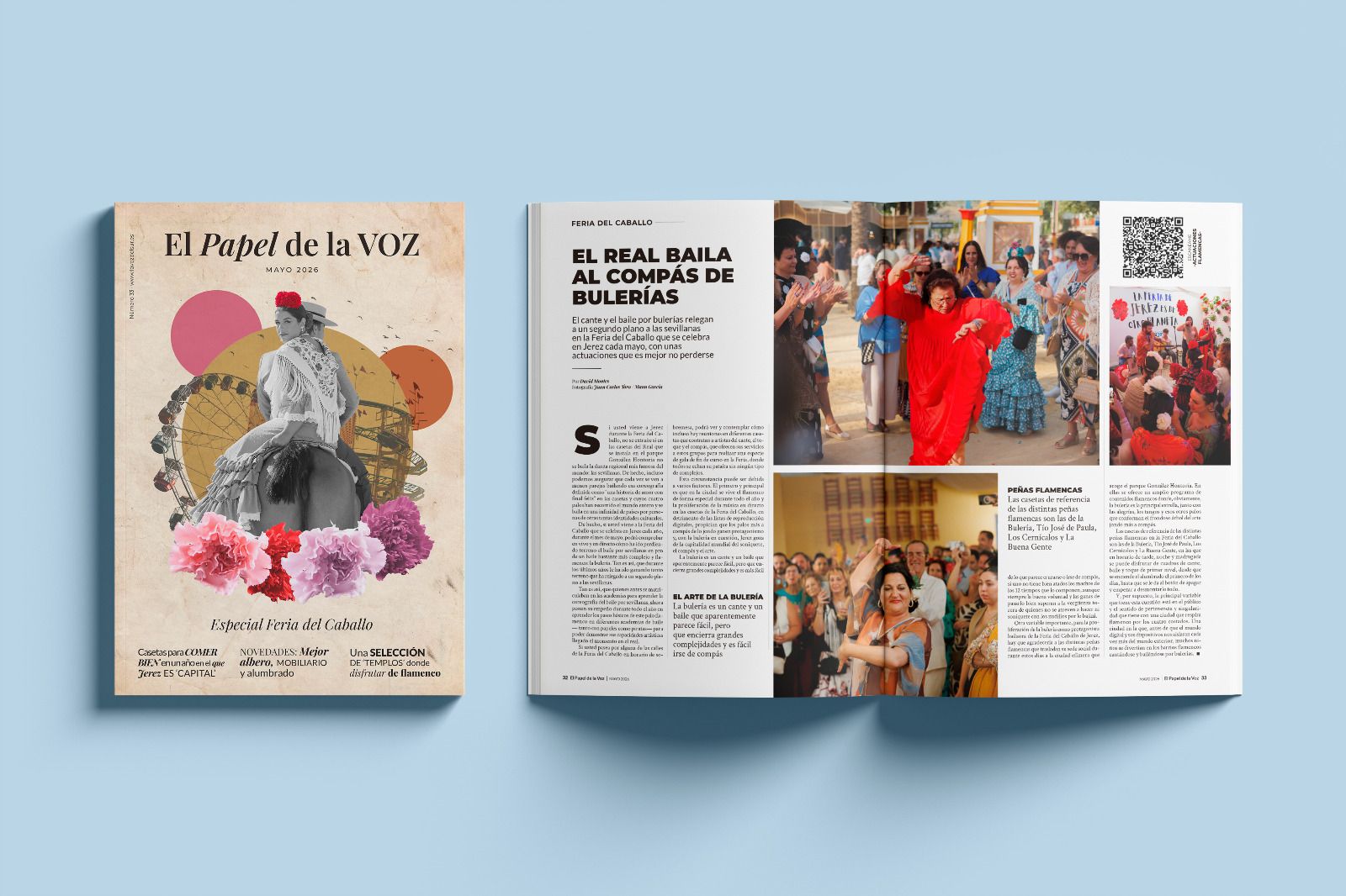 Ya puedes leer El Papel de La Voz de la Feria de Jerez 2026: se reparte de forma gratuita en la caseta de lavozdelsur.es