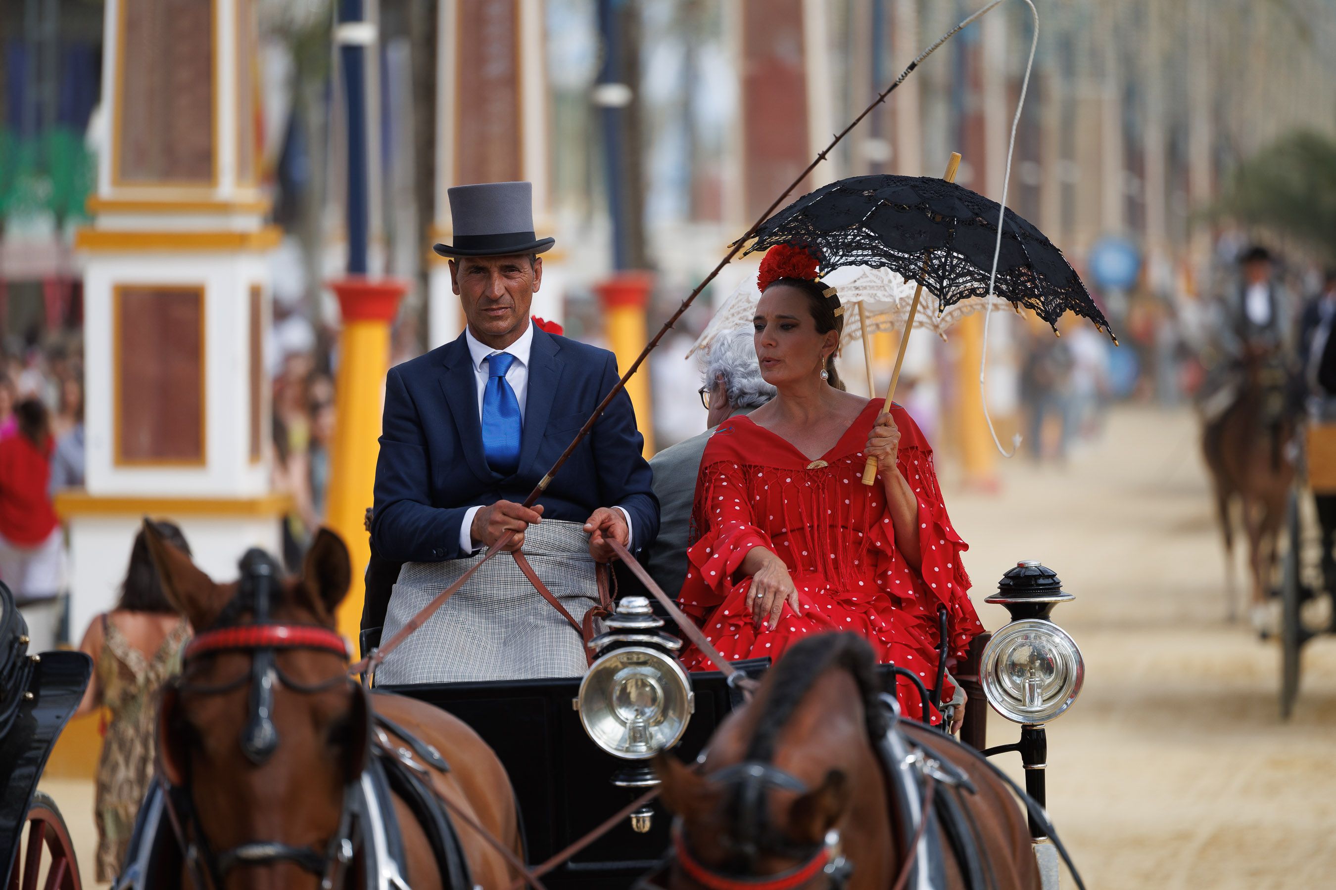 Feria del Caballo en mayo, tiempo de otoño: puede ser de las más frescas en años en Jerez