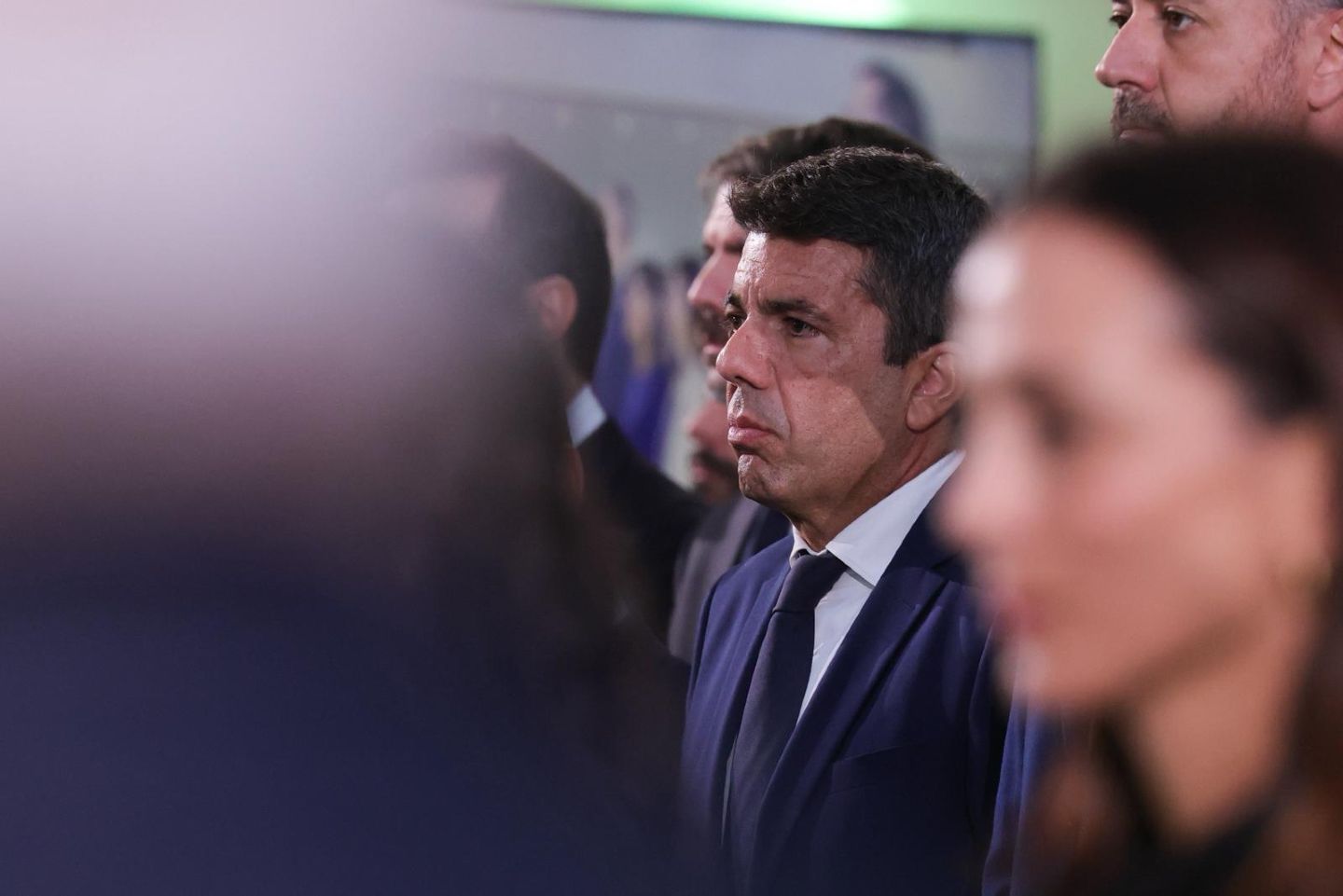Carlos Mazón, en el funeral de Estado por las víctimas de la dana. - 