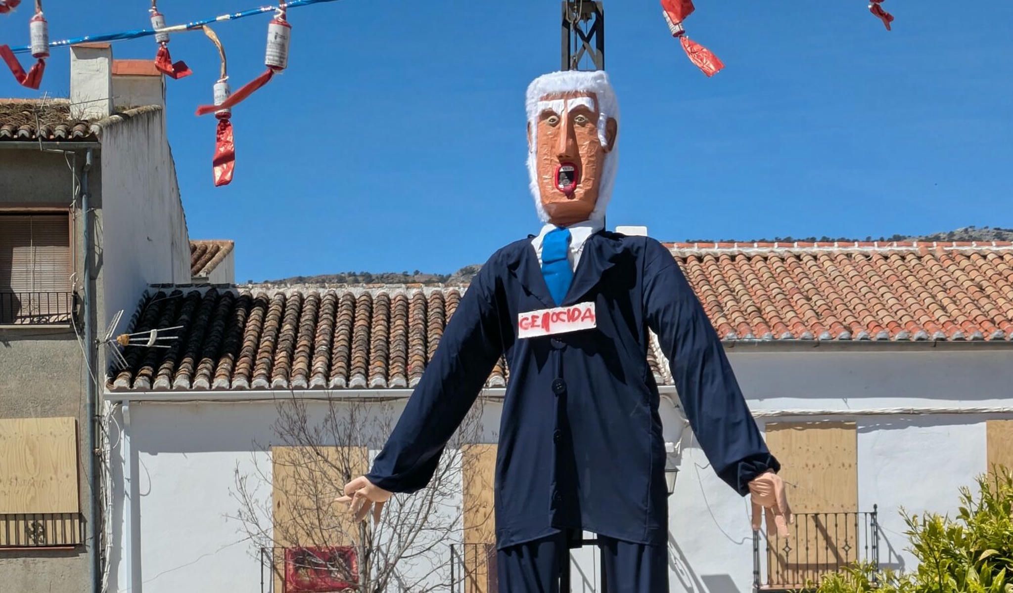 Tradicional acto en El Burgo de la Quema de Judas con Netanyahu como protagonista - 