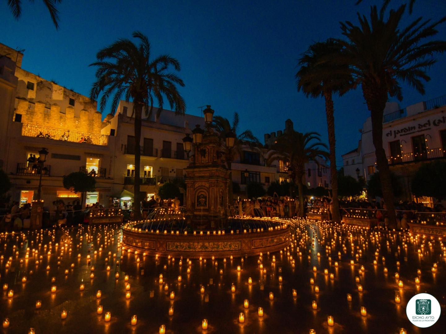 La Noche de las Velas de Vejer de este año. - La Noche de las Velas de Vejer de este año.