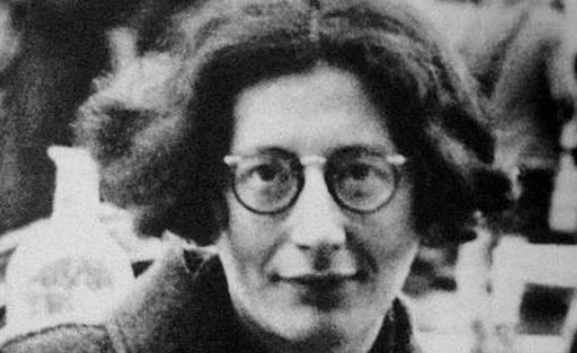 La autora Simone Weil. - 
