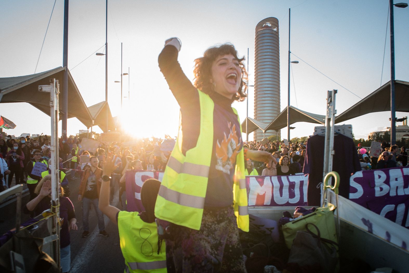 Manifestación del 8M en Sevilla. - MAURI BUHIGAS