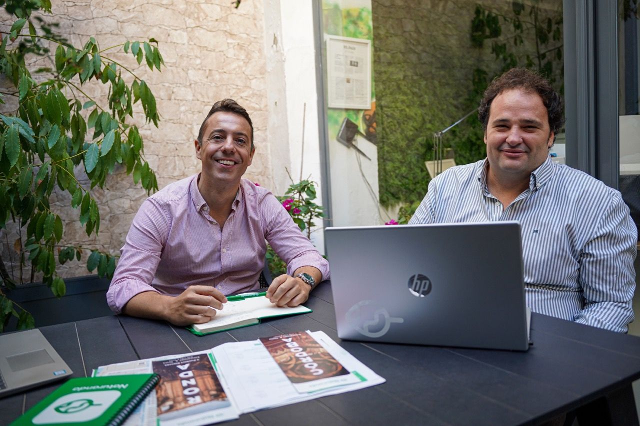 David y Carlos, fundadores de Naturanda. - FERNANDO VÁZQUEZ David y Carlos, fundadores de Naturanda.