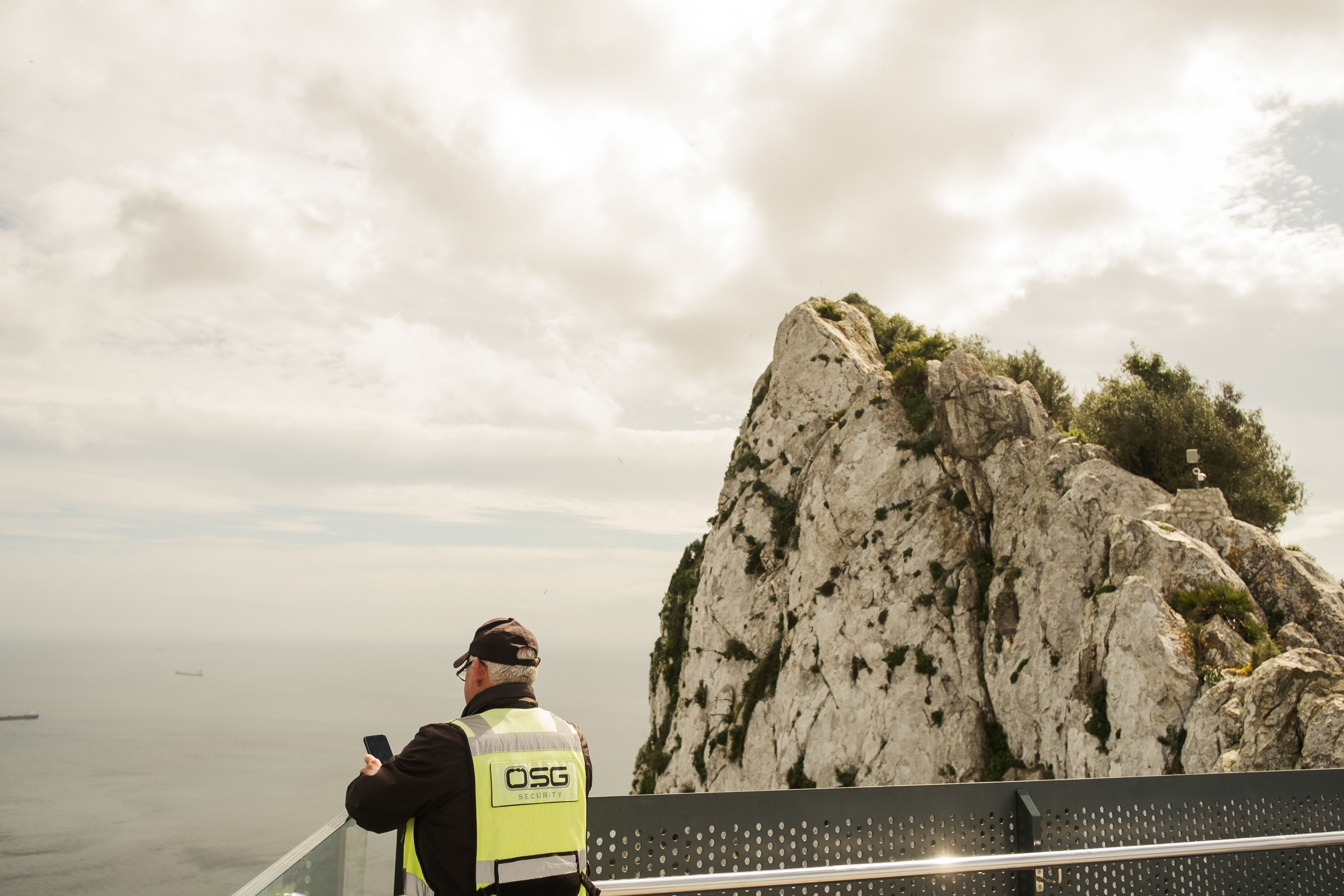 El Peñón de Gibraltar, con la Bahía al fondo. - Manu García El Peñón de Gibraltar, con la Bahía al fondo.