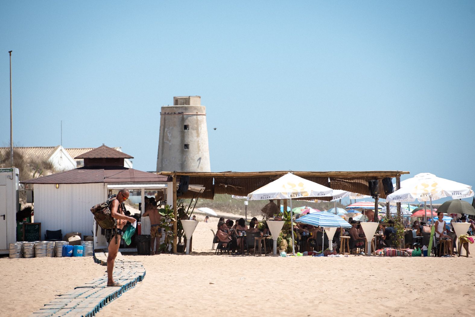 La playa de El Palmar, este pasado verano. - MAURI BUHIGAS La playa de El Palmar, este pasado verano.