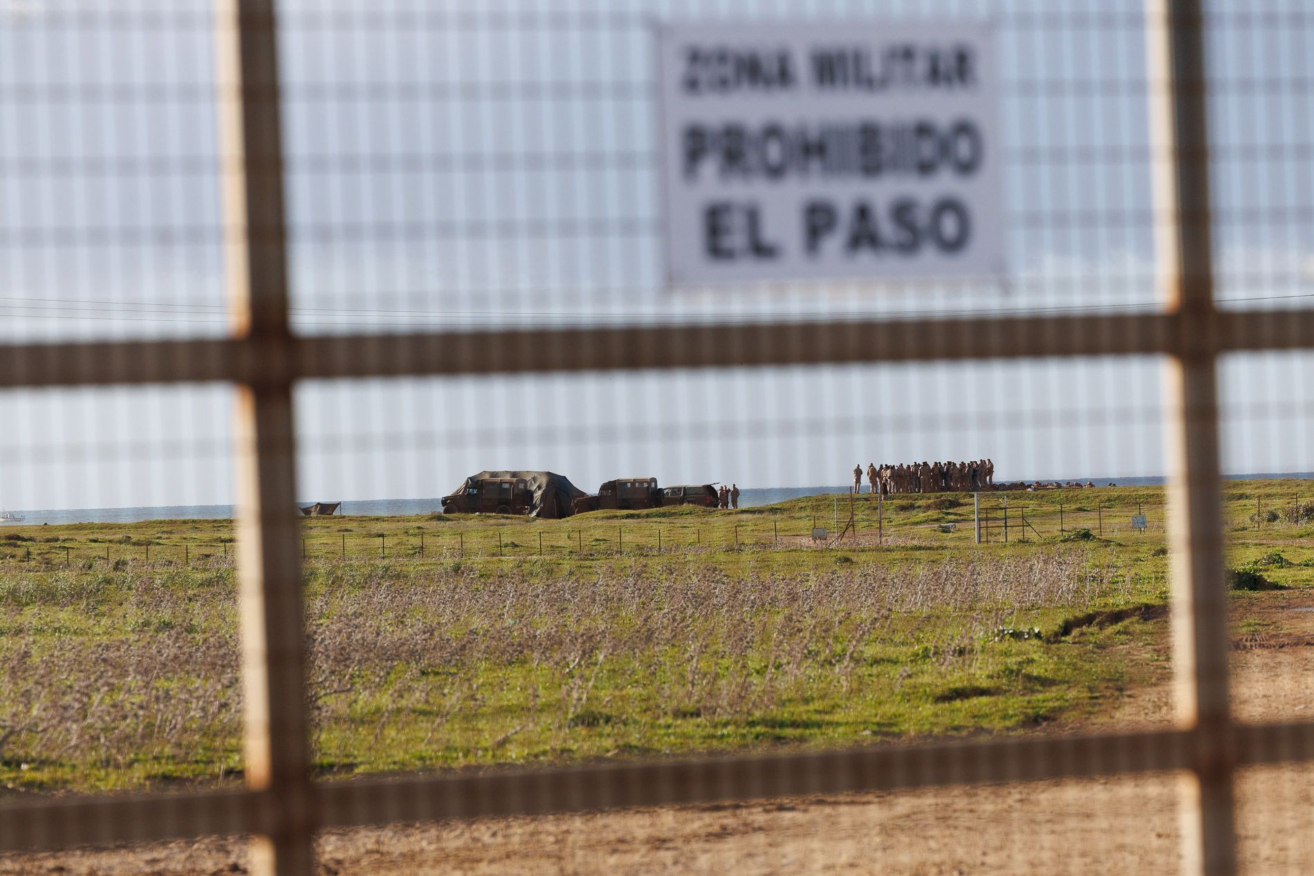 El campo de adiestramiento de El Retín, en término de Barbate. - JUAN CARLOS TORO