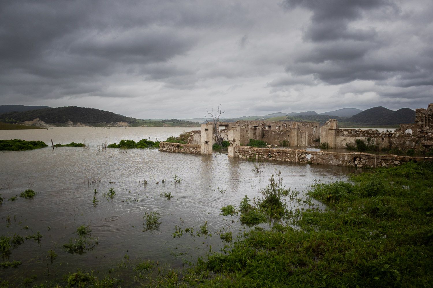 El embalse del Guadalcacín, en la provincia de Cádiz. - MANU GARCÍA