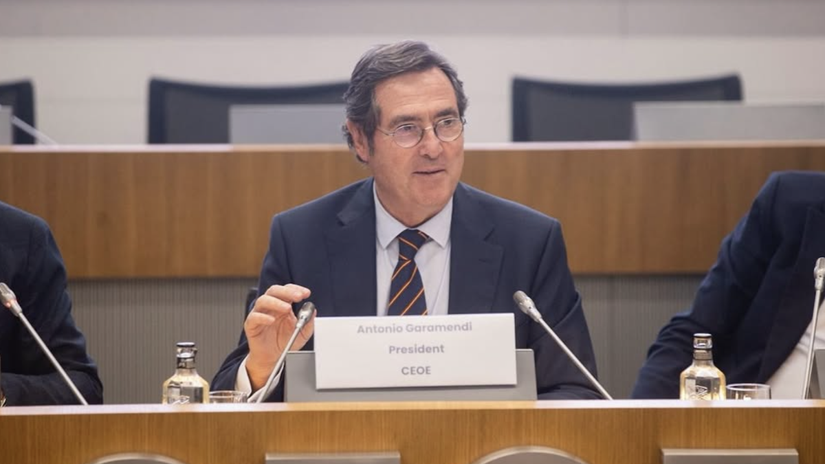 Antonio Garamendi, presidente de la CEOE. - 