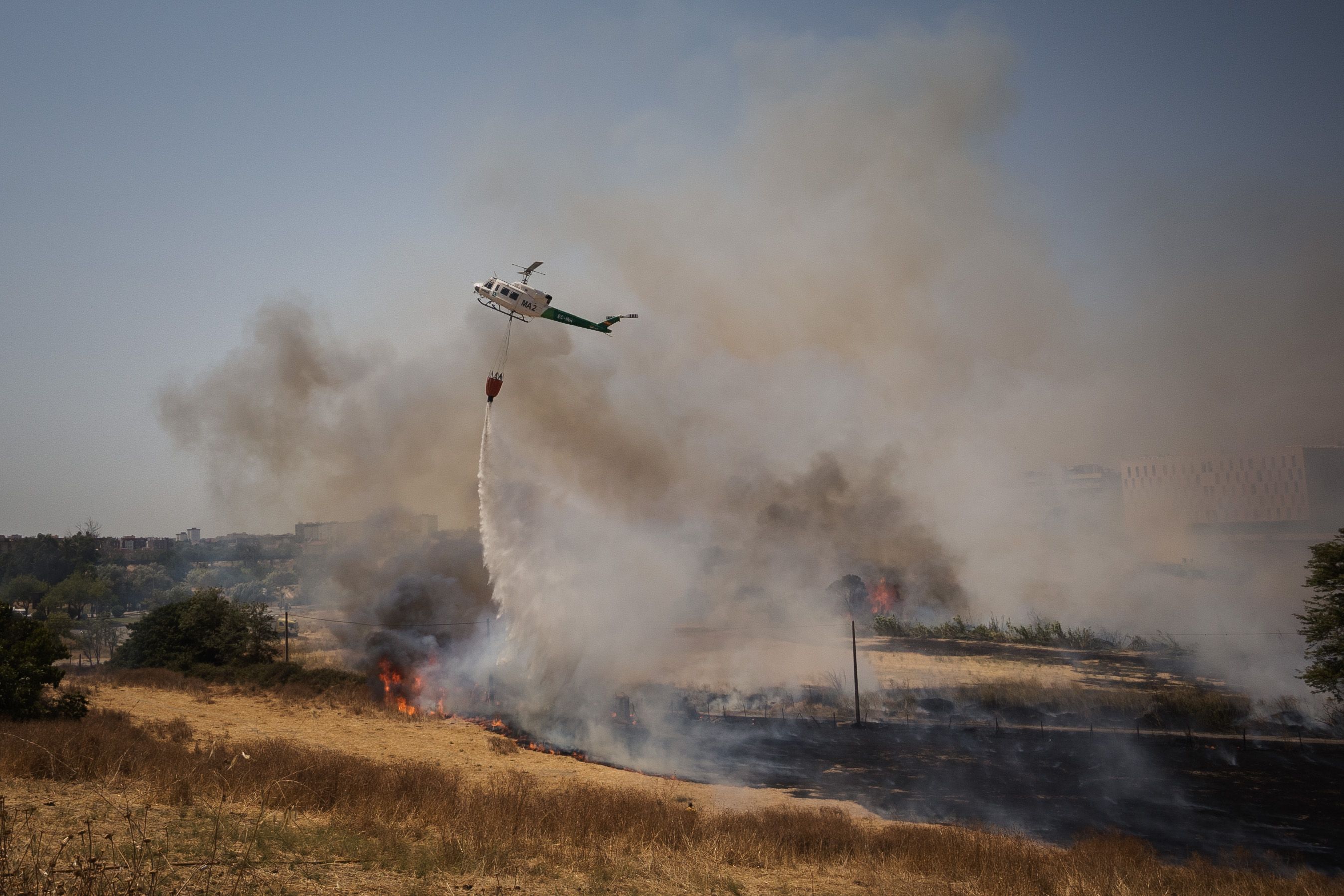 Ocho incendios en Andalucía en un solo fin de semana: Infoca ya ha extinguido cinco
