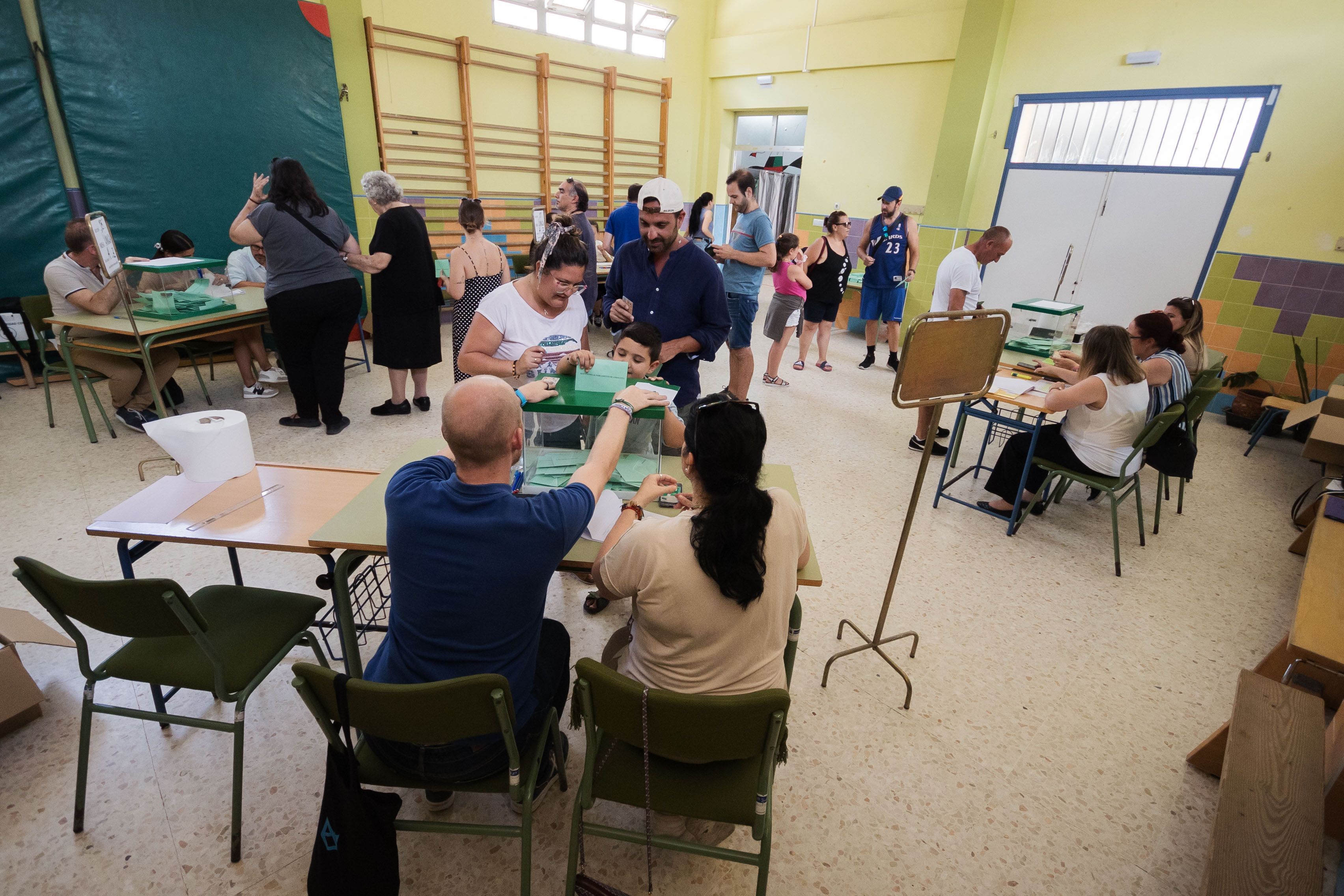 Una imagen de las últimas elecciones andaluzas