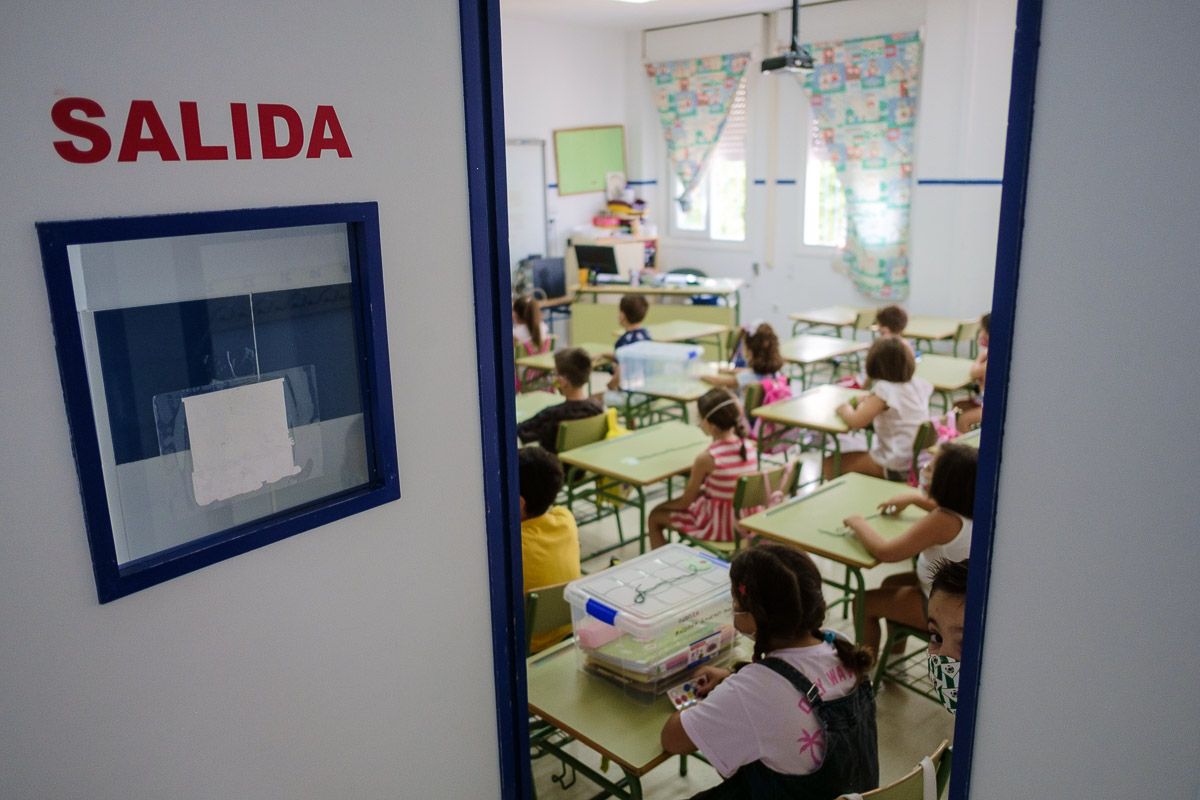 Una imagen de la vuelta al cole. - Una imagen de la vuelta al cole.