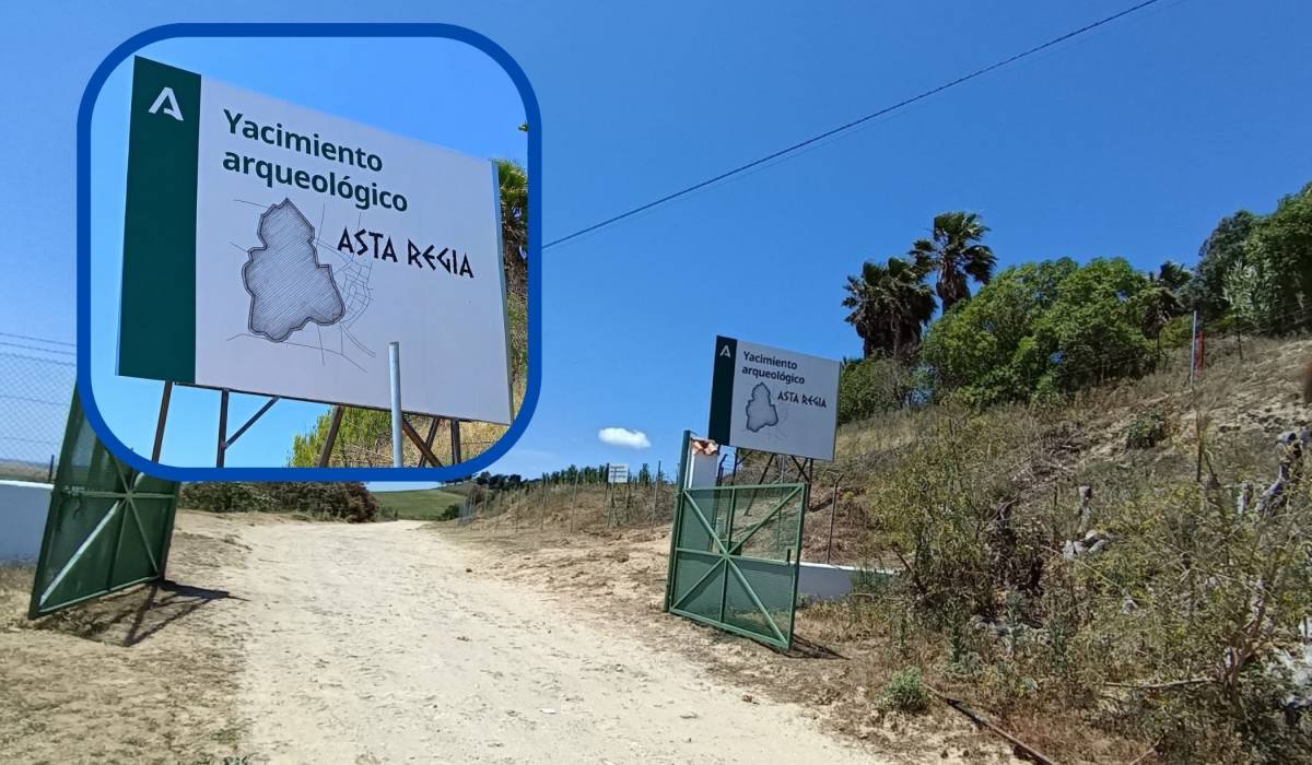 Imagen histórica en Asta Regia, el yacimiento de Jerez