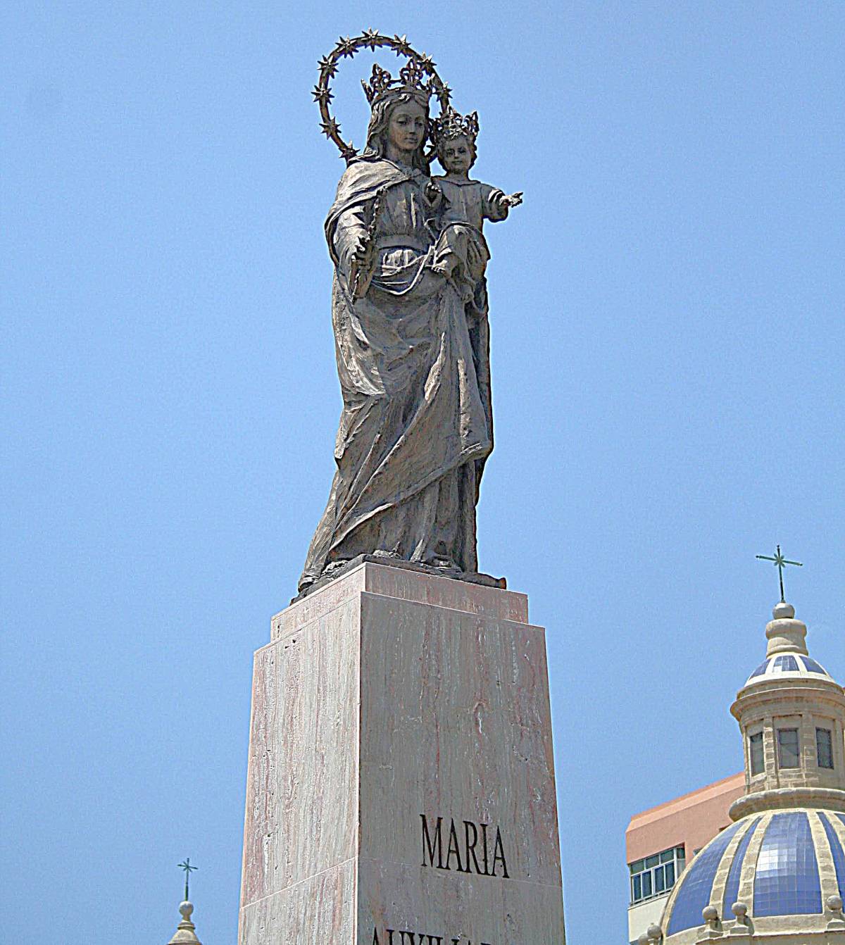 Triunfo de María Auxiliadora, Cádiz. Visión angular derecha. 