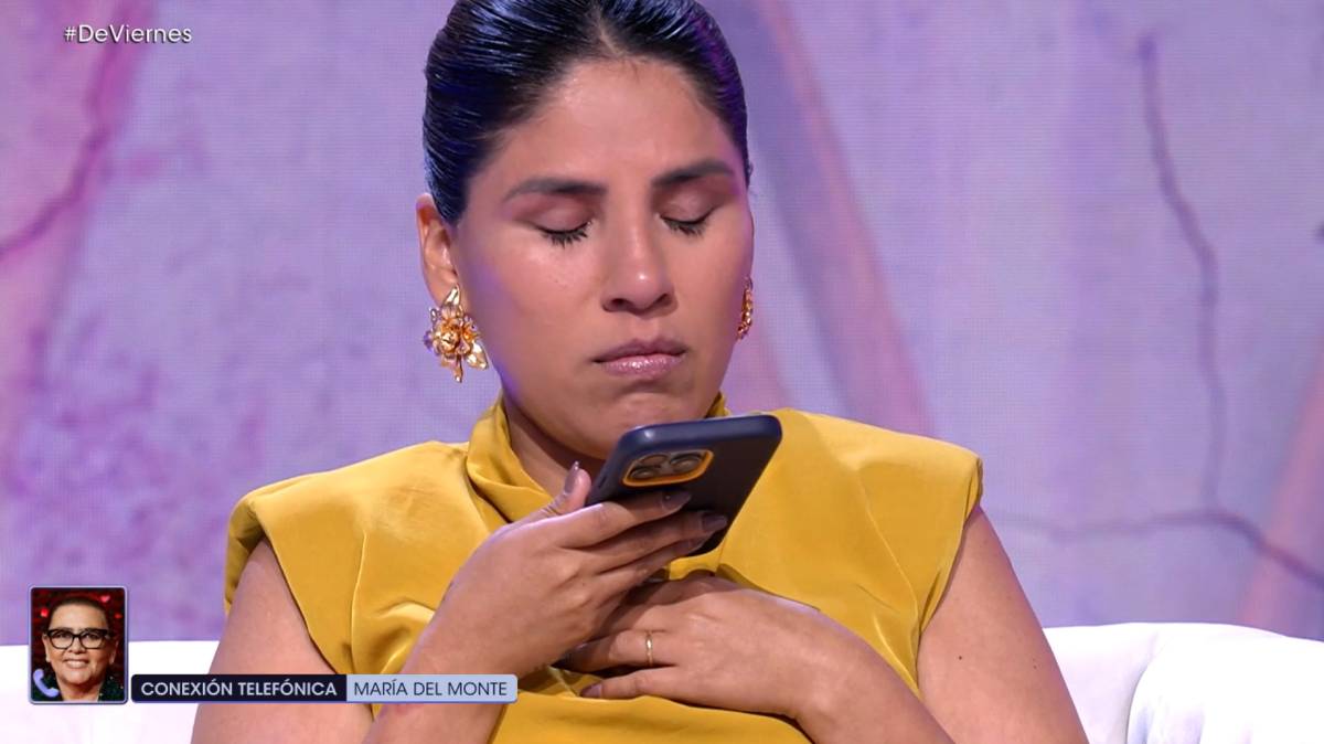 María del Monte llama en directo a Isa Pantoja y las dos acaban emocionadas en 'Telecinco': 