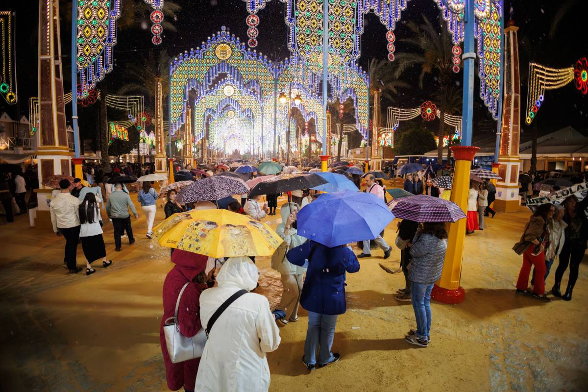 El sábado de alumbrado de la Feria de Jerez 2026
