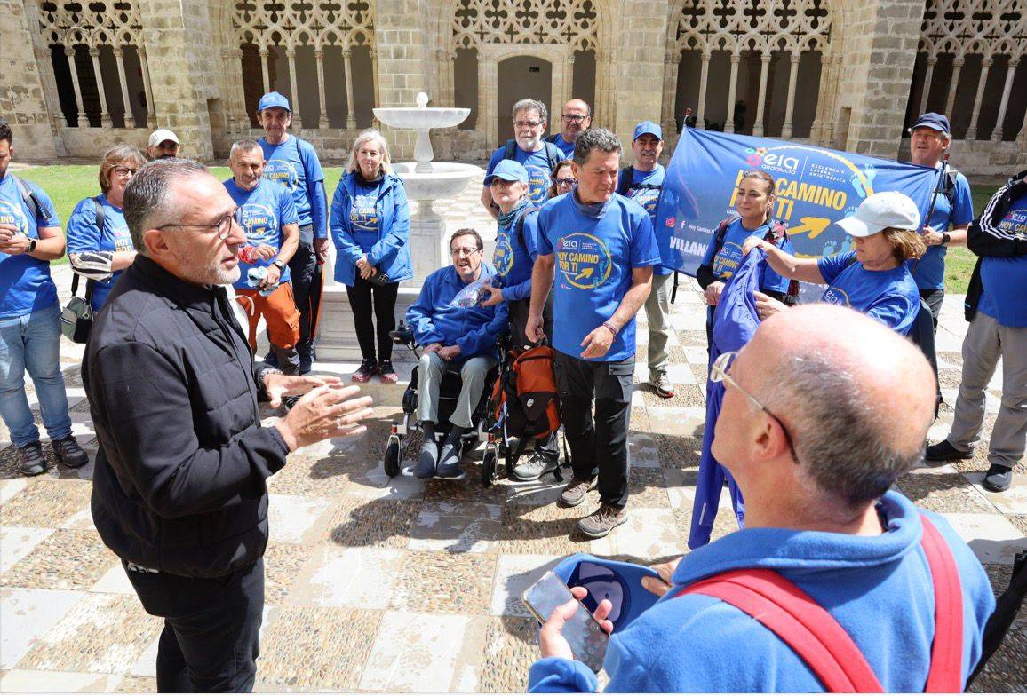  Jerez se une a la lucha contra la ELA al recibir a los peregrinos solidarios de ‘Hoy Camino por Ti’