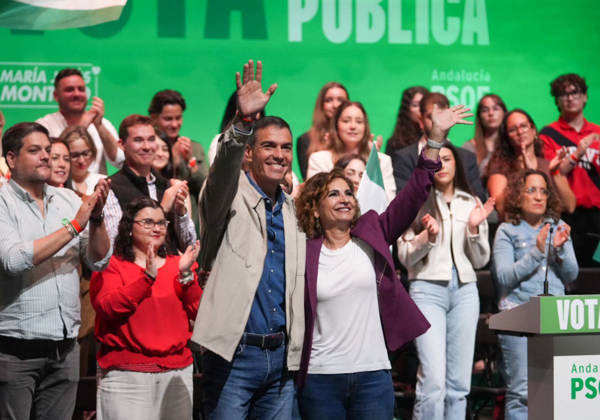 Pedro Sánchez intenta llenar de optimismo al socialismo andaluz a una semana del 17M: 