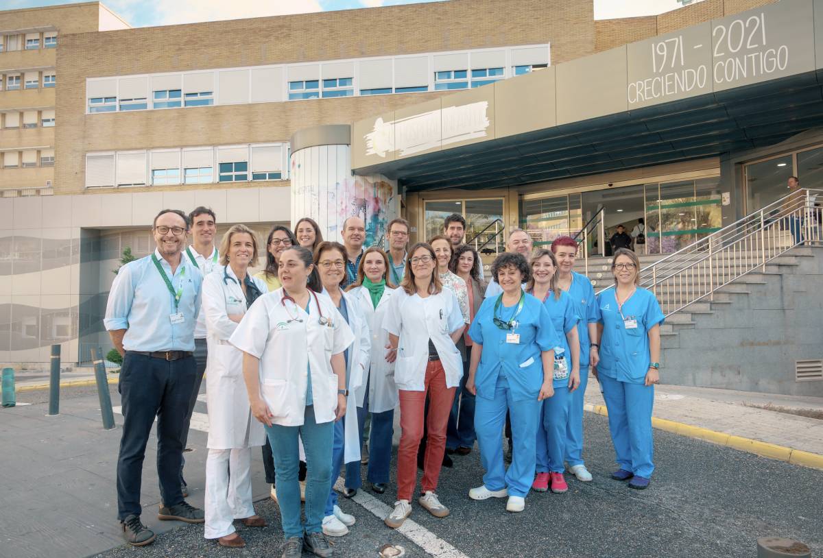 Una bebé, la primera de Andalucía en someterse a un trasplante que solo se realiza en dos hospitales del mundo