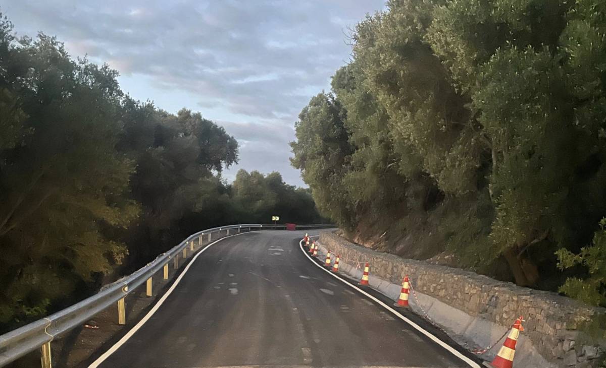 Esta carretera de La Janda afectada por las borrascas ya está abierta al tráfico