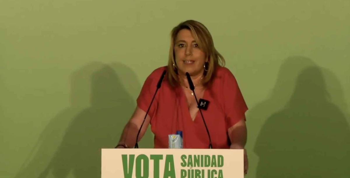 El regreso de Susana Díaz (y no solo en los polémicos carteles): así ha sido el estreno en campaña de la expresidenta