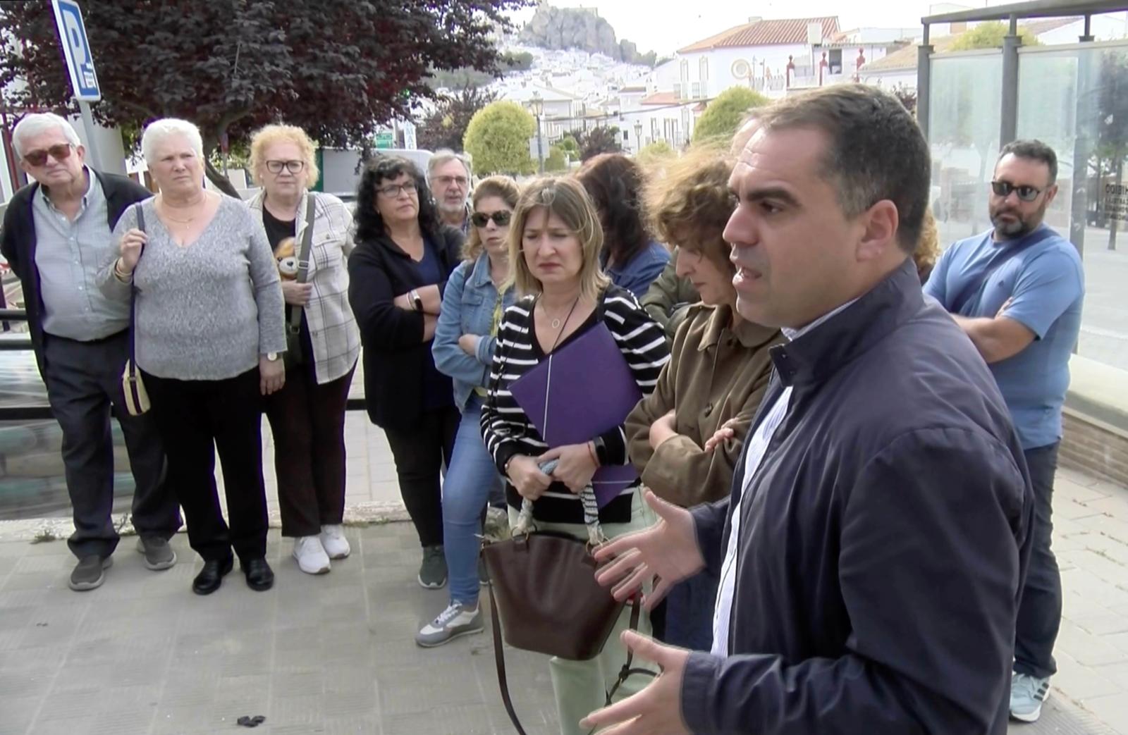 Juan Cornejo, en Olvera, este miércoles. - Juan Cornejo, en Olvera, este miércoles.