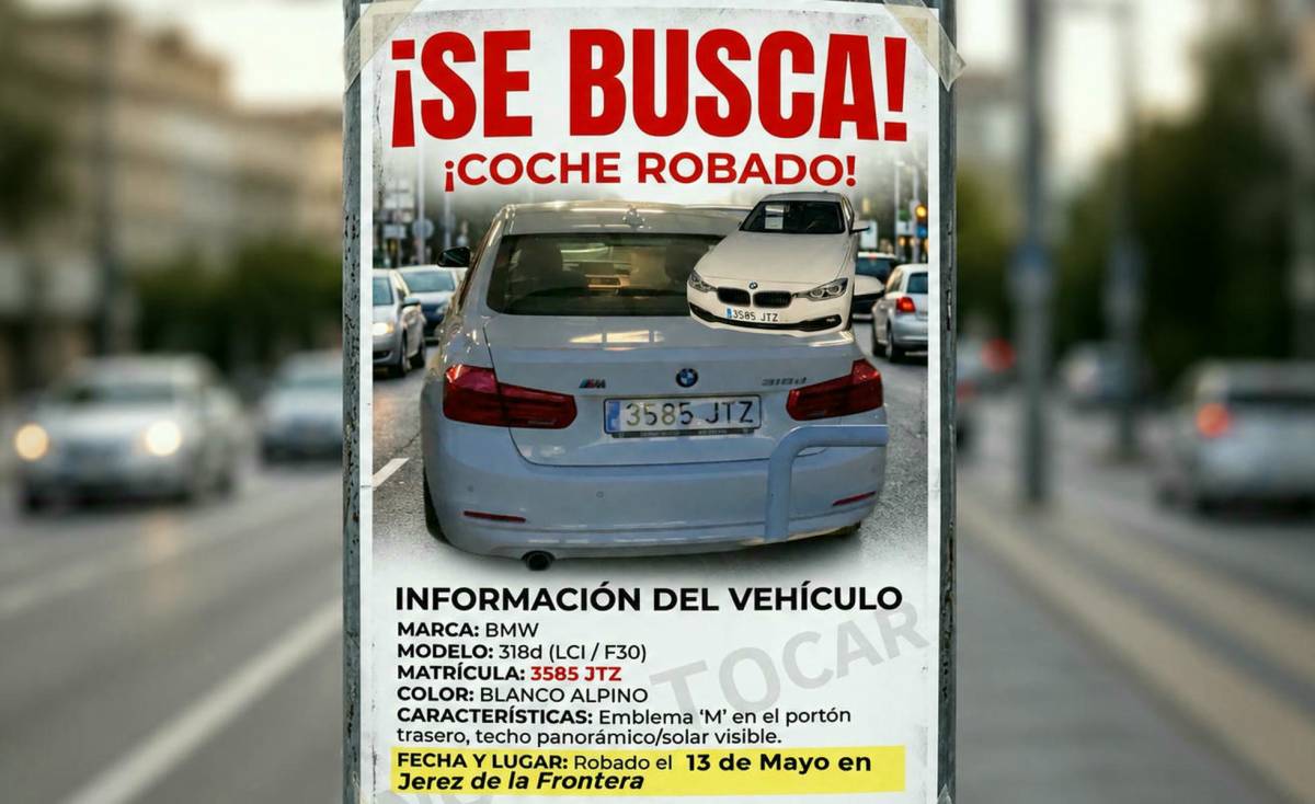 Roban un BMW y joyas a una familia de La Canaleja de Jerez en plena Feria 
