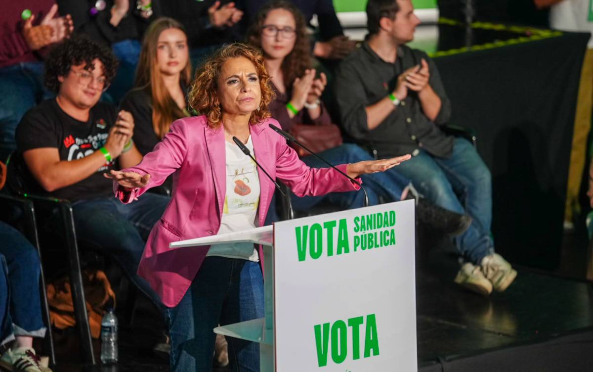 Mitin PSOE Cádiz Zapatero y Montero 