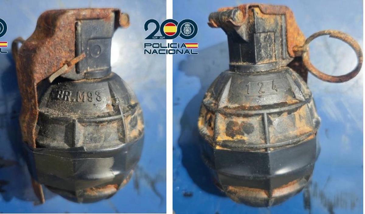 Las granadas incautadas en el 'Mopu' en Jerez: origen yugoslavo, 3.000 bolas y capacidad de matar a 54 metros