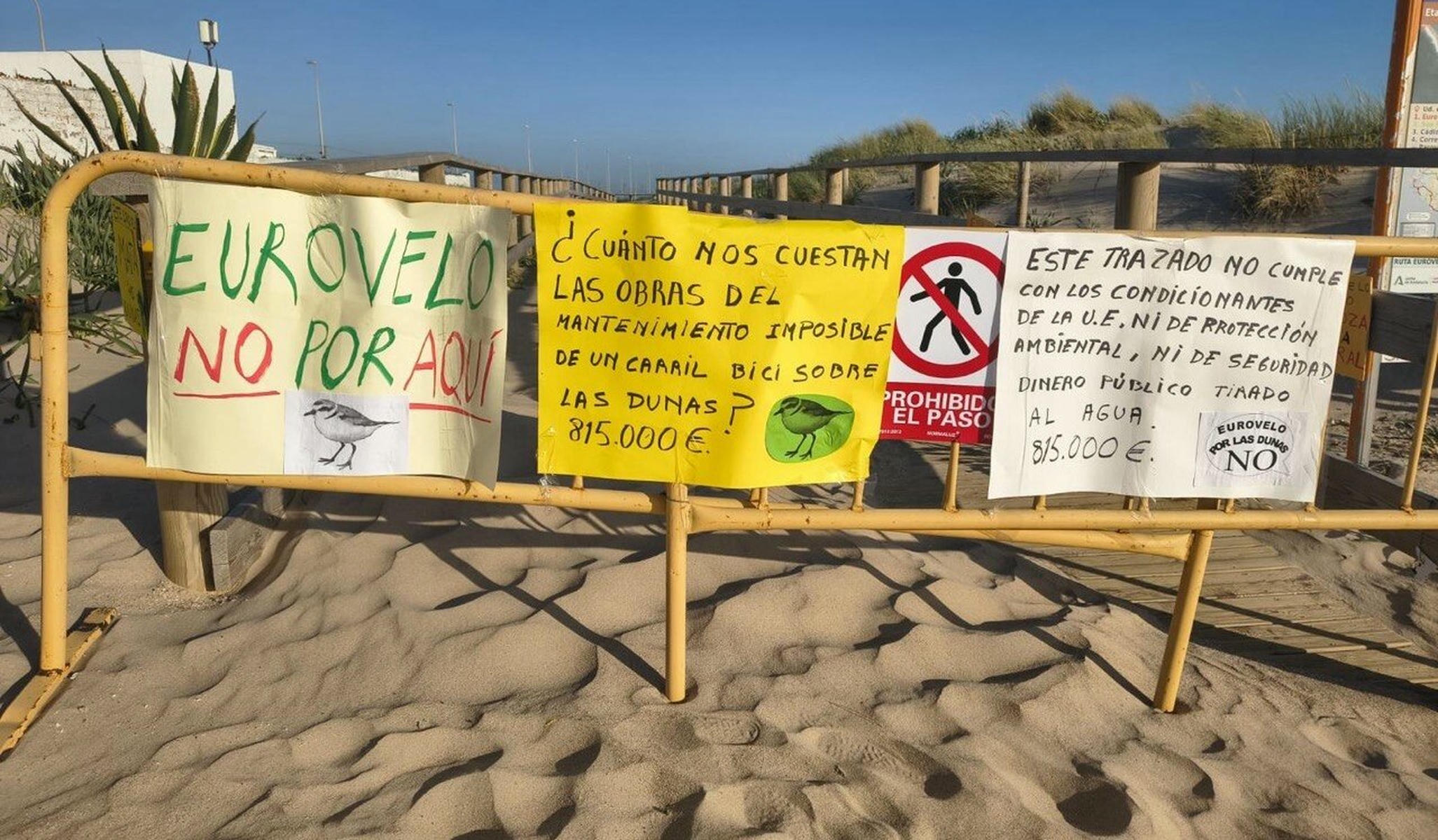 La asociación ecologista cuestiona la utilidad del trazado junto a la playa en Cádiz - La asociación ecologista cuestiona la utilidad del trazado junto a la playa en Cádiz