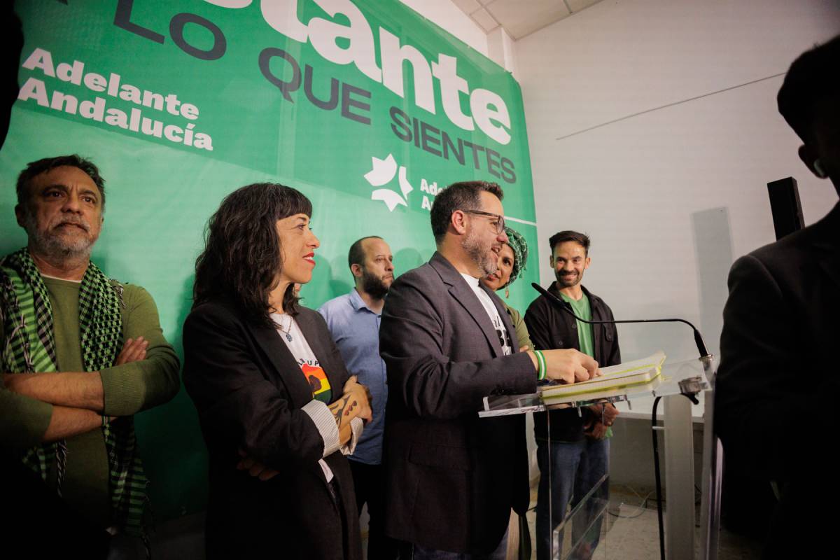 JOSÉ IGNACIO GARCÍA ADELANTE ANDALUCIA 17M TERESA RODRIGUEZ