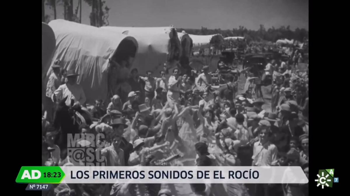 Así era el Rocío en 1934: sale a la luz el primer vídeo con sonido de la romería
