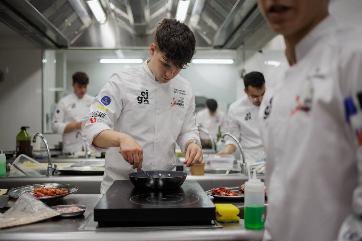 Las imágenes del concurso nacional de jovenes cocineros en EIGO Center