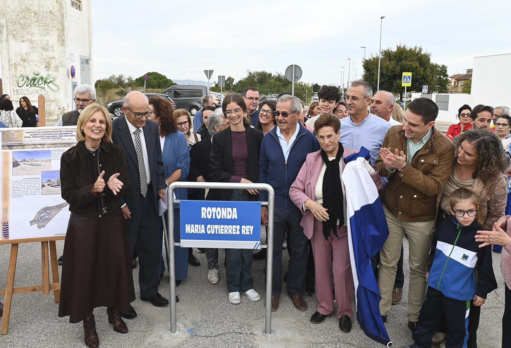 El Ayuntamiento de Jerez destina 45.000 euros para arreglar una glorieta que se 'inunda' en San José Obrero