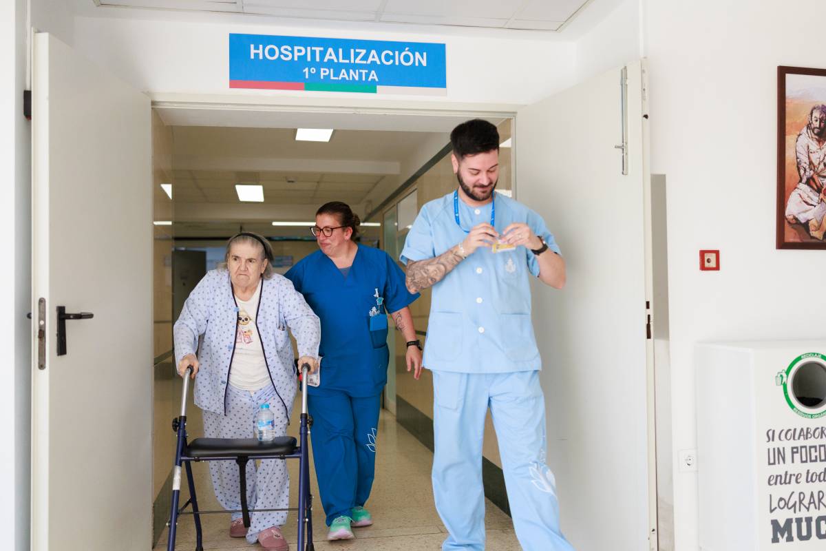 Pacientes socio sanitarios Hospital San Juan Grande 