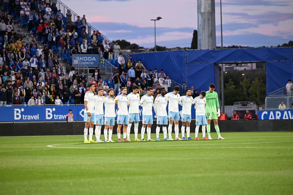 El once del Real Zaragoza, la pasada semana. - 