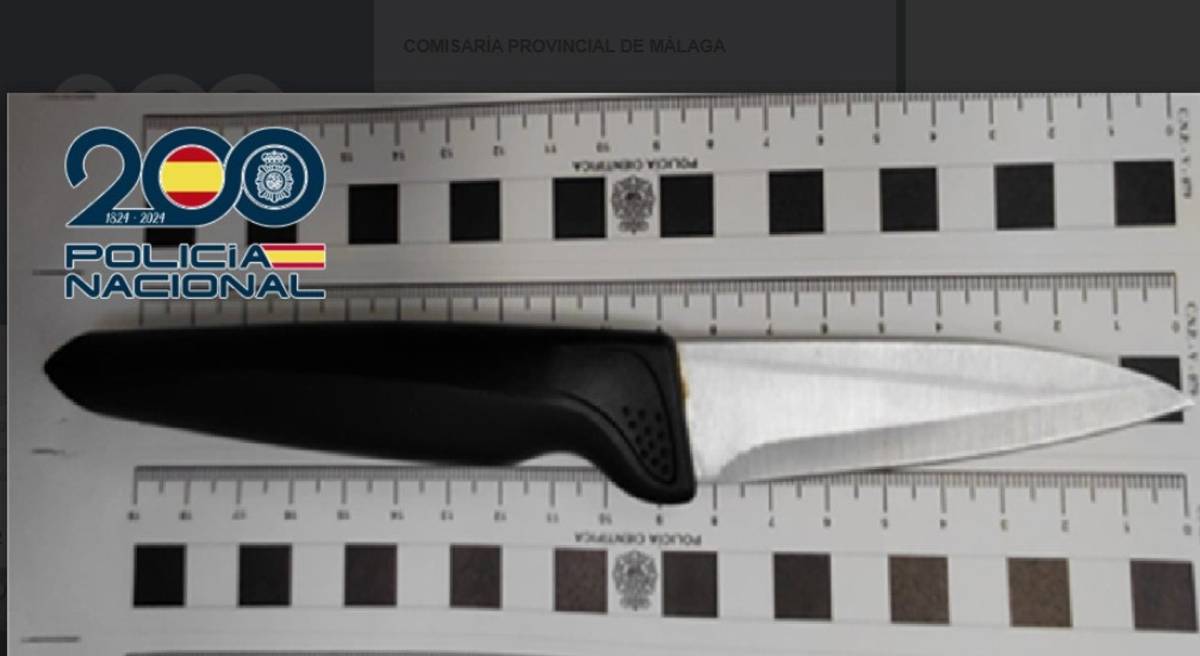 Un hombre apuñala a otro en el brazo para robarle un patinete eléctrico: abandonó en el lugar el cuchillo y dos muletas