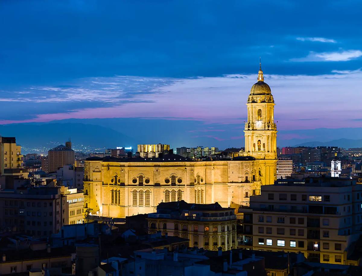 Una imagen de la catedral de Málaga. - 