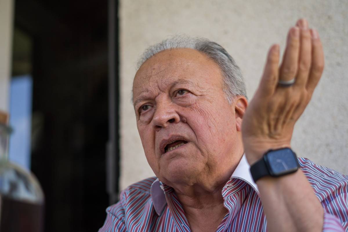 Pedro Pacheco, en una entrevista reciente en lavozdelsur.es. - MANU GARCÍA