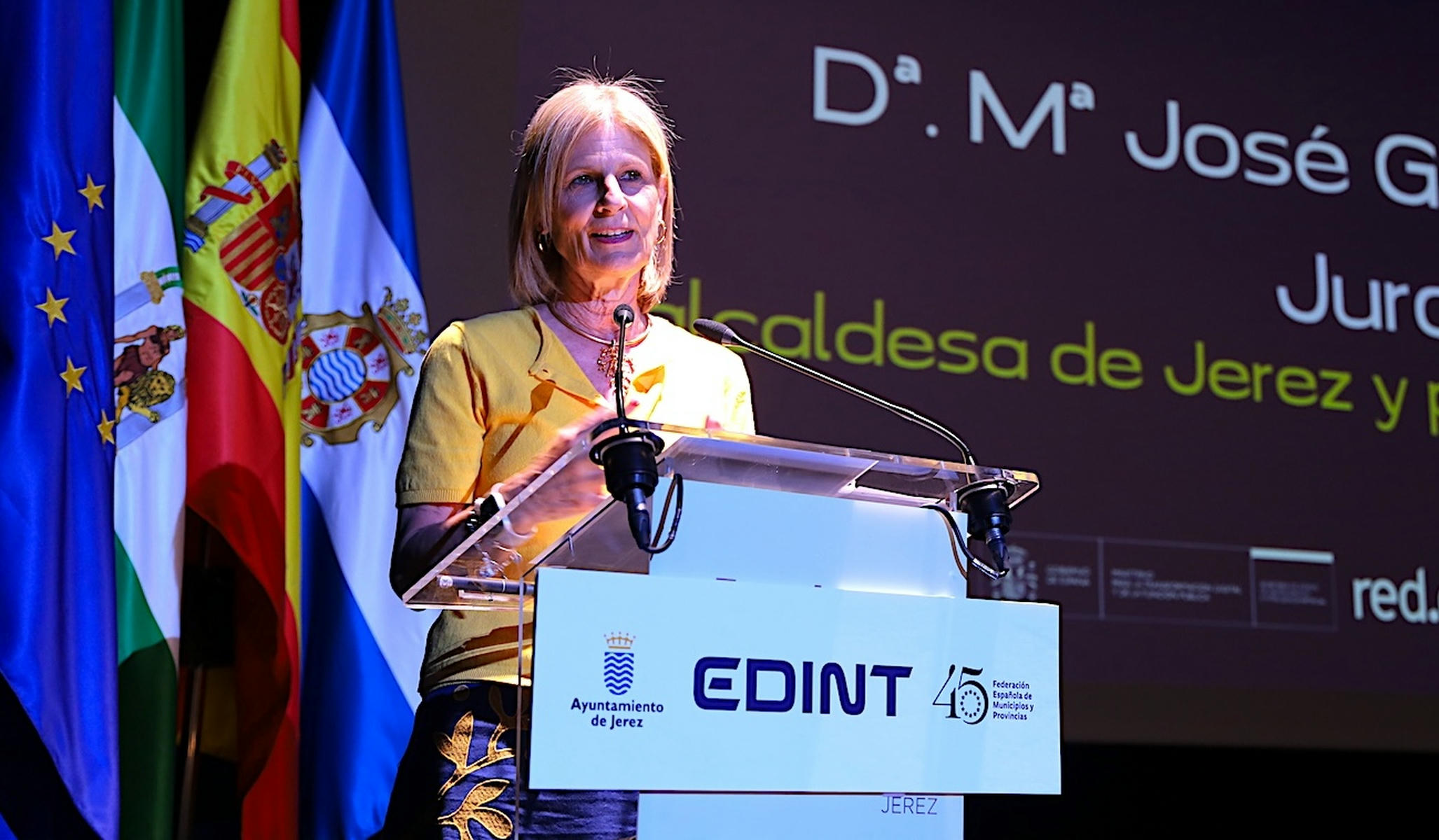 La alcaldesa, María José García-Pelayo, presente en el cierre del programa Edint - La alcaldesa, María José García-Pelayo, presente en el cierre del programa Edint