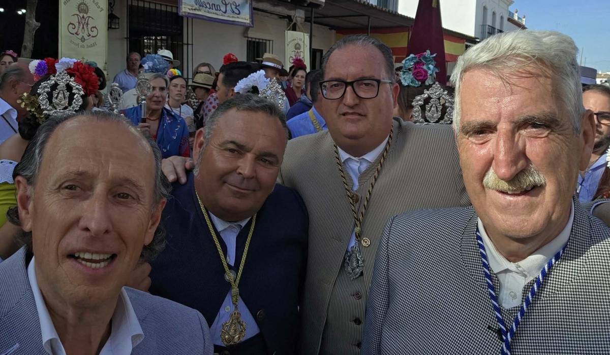 Los alcaldes de Chipiona y Chiclana juntos en El Rocío - Los alcaldes de Chipiona y Chiclana juntos en El Rocío