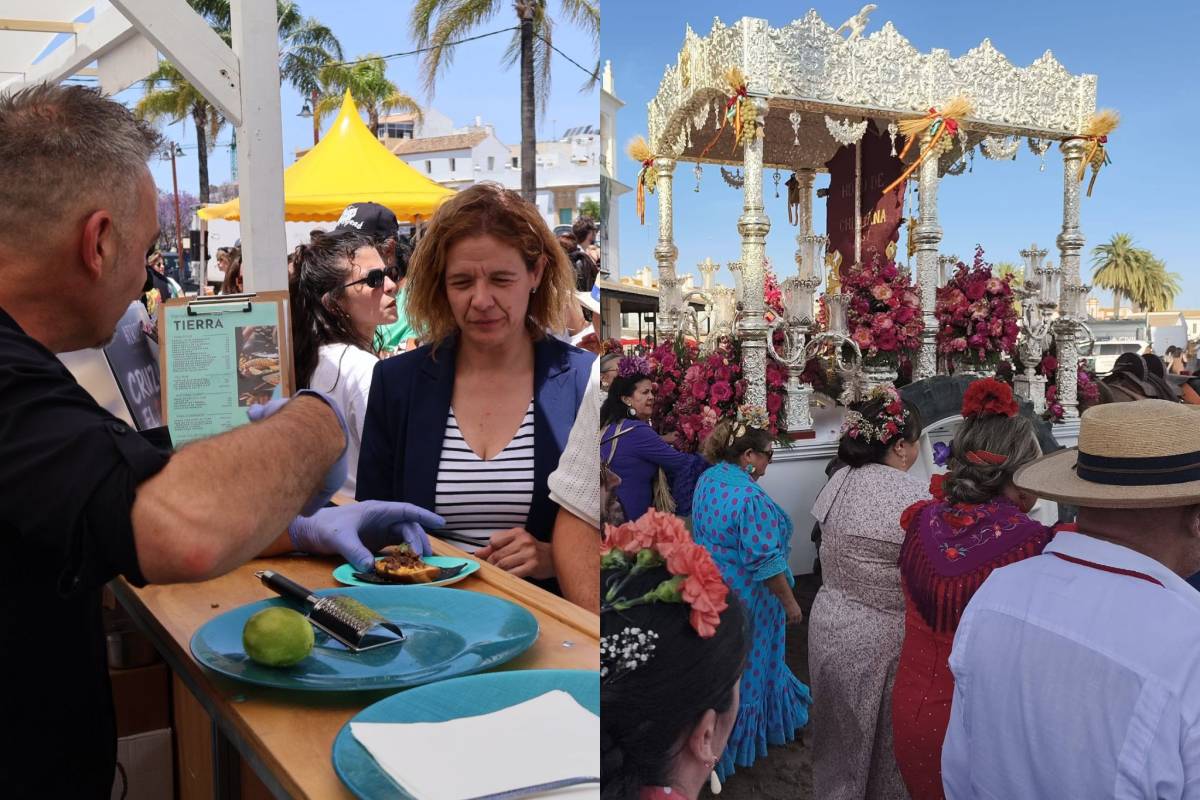 Chiclana presume de tradición: Feria del Atún en casa y más de 500 romeros en El Rocío