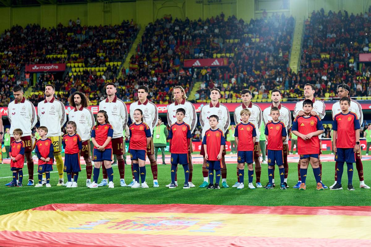 Un reciente partido de la Selección Española. - Un reciente partido de la Selección Española.
